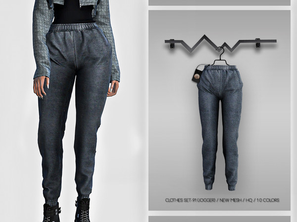 Sims 4 — Clothes SET-91 (JOGGER) BD346 by busra-tr — 10 colors Adult-Elder-Teen-Young Adult For Female Custom thumbnail