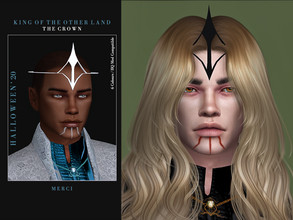 Sims 4 — King's Crown by -Merci- — -New accessories mesh for Sims4! Unisex, teen-elder. All LODs. No allow for random.