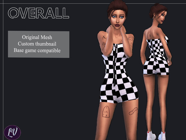 Sims 4 — Jumpsuit Vol.1 by linavees — Original Mesh Custom thumbnail Base game compatible Happy simming!