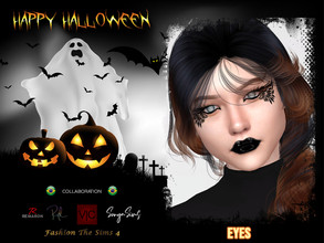 Sims 4 — Halloween Angel Eyes 01 by remaron — -05 Swatches -Custom CAS thumbnail -All age category -Both gender -Only The