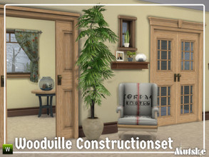 Sims 4 — Woodville Constructionset Part 4 by Mutske — This is the forth part of the Woodville Construction. These are