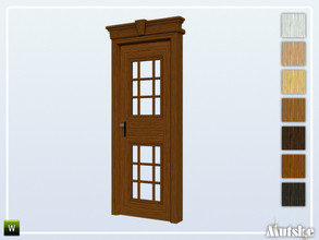 Sims 4 — Woodville Door Front Glass 1x1 by Mutske — This door is part of the Woodville Constructionset. Made by