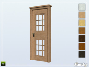Sims 4 — Woodville Door Glass B 1x1 by Mutske — This door is part of the Woodville Constructionset. Made by Mutske@TSR.