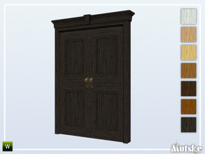 Sims 4 — Woodville Door Privat A 2x1 by Mutske — This door is part of the Woodville Constructionset. Made by Mutske@TSR.