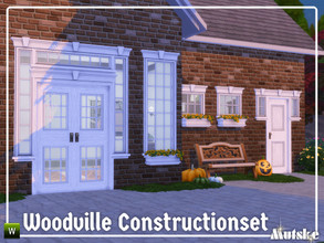 Sims 4 — Woodville Constructionset Part 6 by Mutske — This is the sixth part of the Woodville Construction. These are