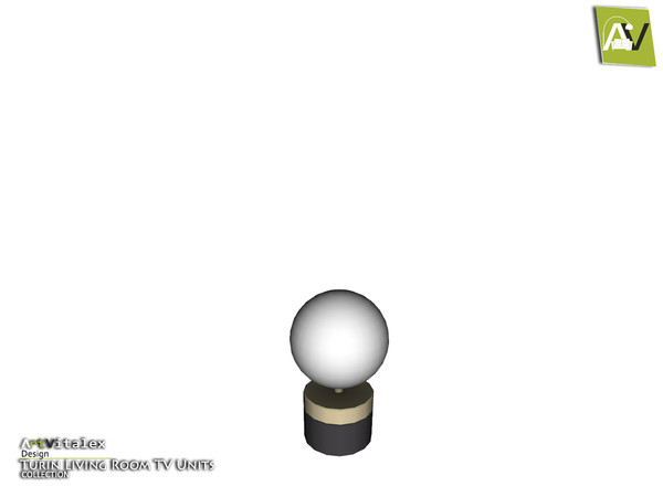 Sims 4 — Turin Table Lamp by ArtVitalex — - Turin Table Lamp - ArtVitalex@TSR, Oct 2020