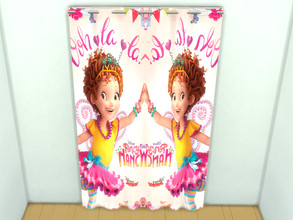 Sims 4 — Fancy Nancy curtains (middle) - Dine out needed by Arisha_214 — Cool curtains for your little Fancy Nancy fan :)