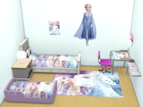Sims 4 — Frozen 2 bedrooms by Arisha_214 — Cool bedrooms for your little Frozen 2 fans :)