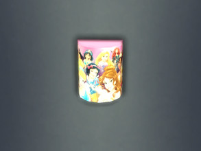 Sims 4 — Disney Princess wall lamp by Arisha_214 — Cute wall lamp for Disney Princess fan :)