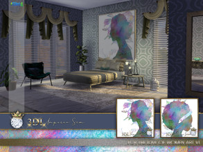 Sims 4 — 3DL Imperio Sim For The Love of Women Art v1 by eddielle — Beautiful Art for your sim's home. Honoring women of