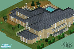 Sims 1 — Birchview by Harmonie — Expansive 4/5 bedroom, three and one half bathroom mansion, with moderately sized