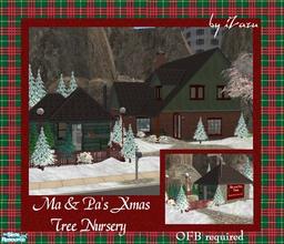 Sims 2 — Ma and Pa's Xmas Tree Nursery by iZazu — *OFB Required* Xmas Trees Sell GREAT!(Home Business) Ma & Pa have