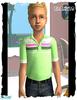 Green Striped Collar Top For Boys by clcny20 - Click to view and download separately!