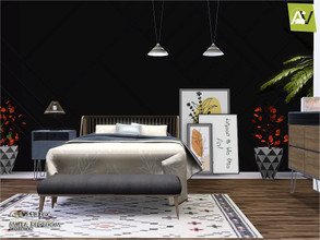 Sims 3 — Milla Bedroom by ArtVitalex — - Milla Bedroom - ArtVitalex@TSR, Oct 2020 - All objects are recolorable - Milla