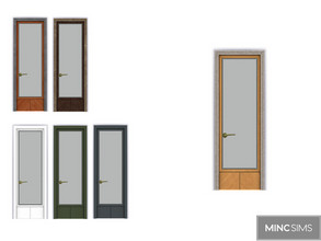 Sims 4 — Gateway Door I by Mincsims — Gateway Door I 6 swatches
