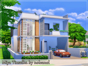 Sims 4 — Miya Tinselha / No CC by nolcanol — Miya Tinselha is a modern house, ideal for a family with children and a