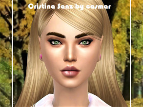 Sims 4 — Cristina Sanz by casmar — Cristina is a young Sim full of vitality! She is a lover of animals, especially dogs,