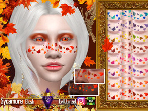 Sims 4 — Sycamore Blush by EvilQuinzel — - Blush category; - Female and male; - Toddler + ; - All species; - 8 colors; -
