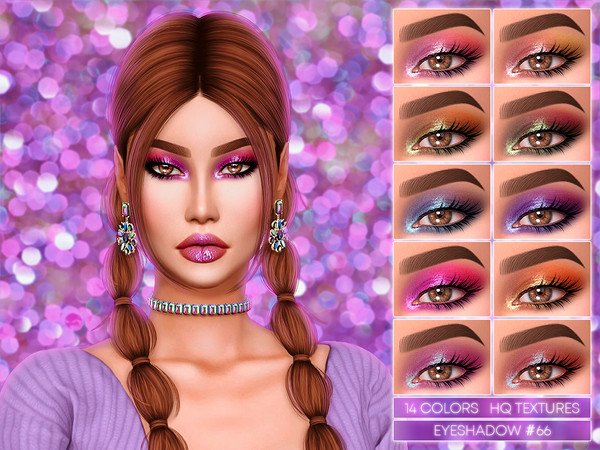 Sims 4 — EYESHADOW #66 by Jul_Haos — - CATEGORY: EYESHADOW - COLORS: 14 - GENDER - FEMALE - HQ TEXTURES - CUSTOM
