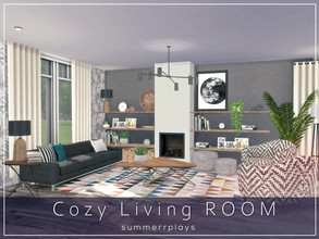 Sims 4 — Cozy Living ROOM by Summerr_Plays — A cozy and comfortable living room. 