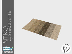 Sims 4 — Intro - Stone paving floor by Syboubou — This is a simple floor with stone paving to constrcu sidewalkd or
