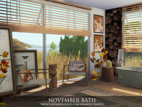 Sims 4 — NOVEMBER BATH by dasie22 — NOVEMBER BATH is a room. Please, use code bb.moveobjects on before you place this