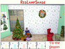 Sims 4 — Tis the Season by RedLampShade — A very contempory seasonal scape, with a modern look and colours. base game