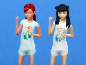 Sims 4 — Frozen summer pyjama for girls - Kids room stuff needed by Arisha_214 — Cute pyjama for girls :)