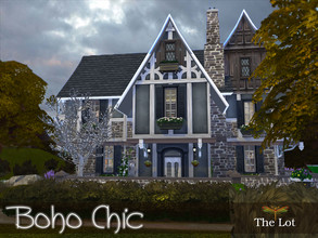 Sims 4 — Boho Chic - The Lot by fredbrenny — I promised you the lot. Well here it is. It is the 20x20 Cottage Am See, but