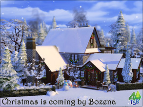 Sims 4 — Christmas is coming by Bozena — The house is located in the village of Windenburg. It is located in the district