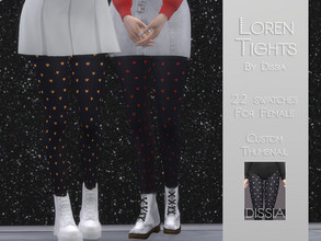 Sims 4 — Loren Tights by Dissia — Loren Tights 22 swatches Hope you like it ;)