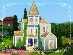 Sims 4 — Victorian Lisbeth by GenkaiHaretsu — Small victorian house with 3 bedrooms.