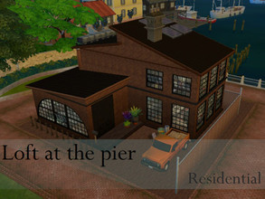 Sims 4 — Loft at the pier by Anny_M4 — So,here is a spasious loft at the pier of Brindelton bay. It has a huge