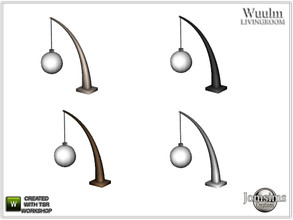 Sims 4 — Wuulm living room table lamp by jomsims — Wuulm living room table lamp