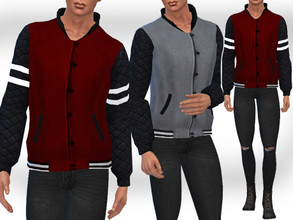 Sims 4 — Male Sims Casual Button Jackets by saliwa — Male Sims Casual Button Jackets 2 new design for casual wear by