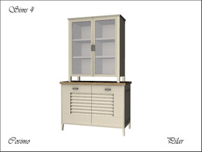 Sims 4 — Cosimo Cabinet by Pilar — Cosimo Cabinet