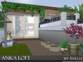 Sims 4 — Anka Loft by Ineliz — Anka Loft is a small residence place for a couple of sims that want to start their live in