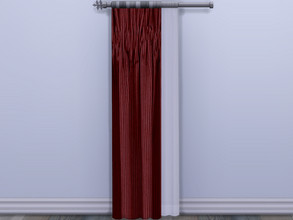 Sims 4 — Curtain Left. Base Game Required. by seimar8 — Left Curtain. Comes in three coloured swatches. Base Game