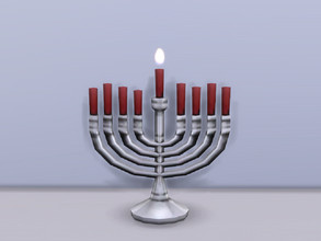 Sims 4 — Hello Hanukah. Holiday Pack Required. by seimar8 — Hanukah candles. Comes in three swatch colours. Holiday Pack