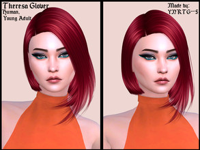 Sims 4 — Theresa Glover by YNRTG-S — Theresa's goal is education and erudition. She can be a bit uncofused sometimes, but