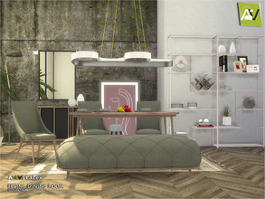 Sims 4 — Irving Dining Room by ArtVitalex — - Irving Dining Room - ArtVitalex@TSR, Nov 2020 - All objects three has a