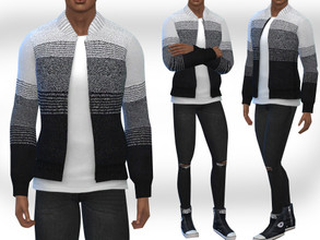 Sims 4 — Male Sims Cardigans by saliwa — Male Sims Cardigans 2 different designs by Saliwa