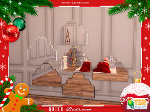 Sims 4 — Holiday Wonderland Queen Mirror by Winner9 — Mirror from my Queen bedroom, you can find it easy in your game by