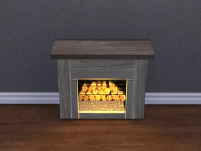 Sims 4 — New York Christmas Fire Place by seimar8 — Fire Place. Comes in two swatch patterns. Mixed with Granite and