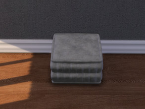 Sims 4 — New York Designer Pouf. by seimar8 — Designer Pouf. Comes in four swatch patterns of soft suede. Part of my New