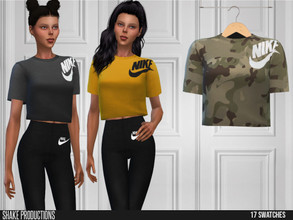 Sims 4 — ShakeProductions 569 - T Shirt by ShakeProductions — Tops/T Shirts New Mesh All LODs Handpainted 16 Colors