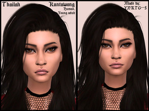 Sims 4 — Thailah Kantawong by YNRTG-S — Thailah's personality is not exactly a true leader's: although she loves social