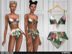 Sims 4 — ShakeProductions 571 - Swimwear by ShakeProductions — Swimwear Handpainted New Mesh All LODs 15 Colors Credits;