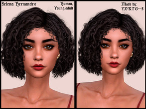 Sims 4 — Selena Hernandez by YNRTG-S — Selena is a dreamy and melancholic person. She has a great passion for gardening