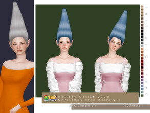 Sims 4 — Holiday Wonderland - Christmas Tree Hairstyle by DarkNighTt — Holiday Wonderland - Christmas Tree Hairstyle 30